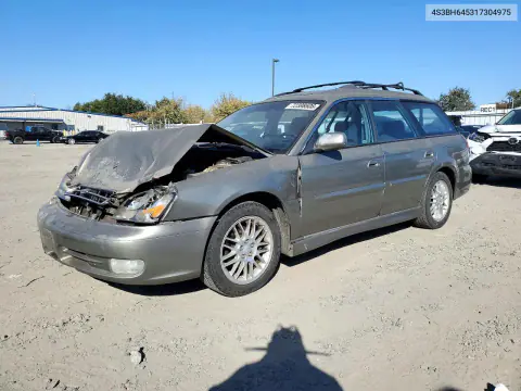 4S3BH645317304975 — 2001 Subaru Legacy, Передняя часть, фото до ремонта
