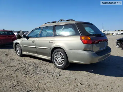 2001 Subaru Legacy Gt VIN 4S3BH645317304975 фото 2