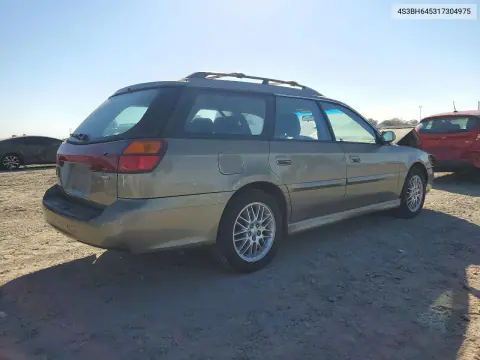 2001 Subaru Legacy Gt VIN 4S3BH645317304975 фото 3