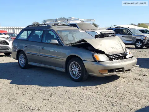 2001 Subaru Legacy Gt VIN 4S3BH645317304975 фото 4