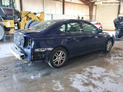 2005 Subaru Legacy 2.5I VIN 4S3BL616657230033 фото 3