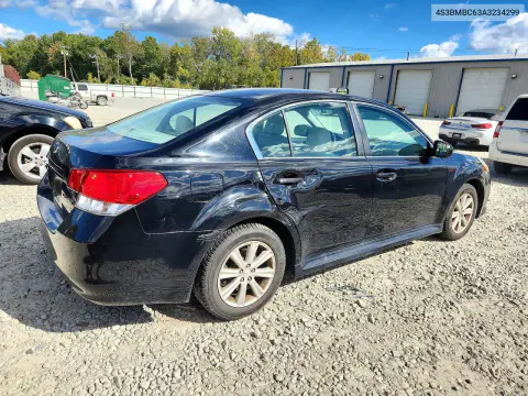 2010 Subaru Legacy 2.5I Premium VIN 4S3BMBC63A3234299 фото 3