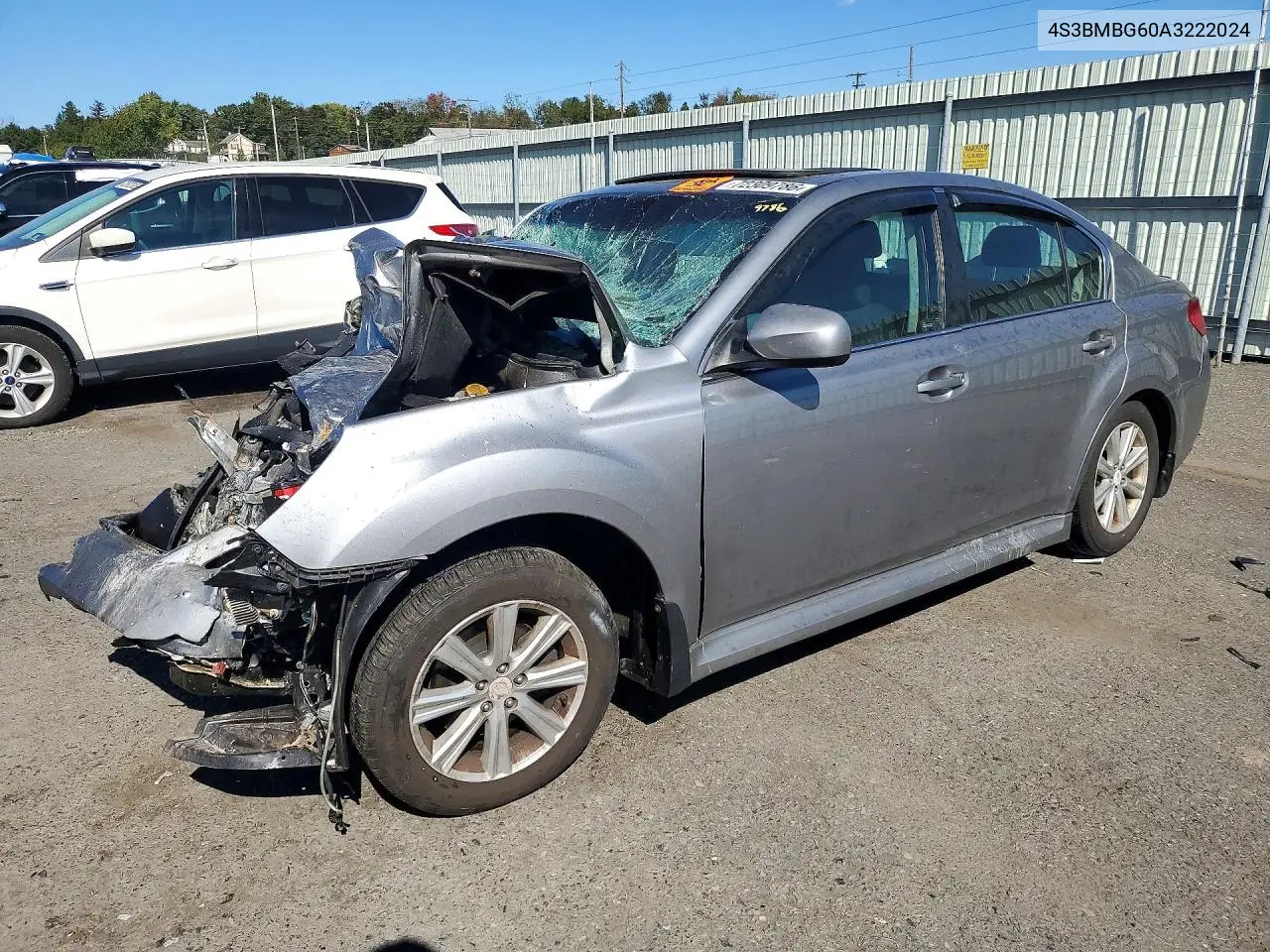 2010 Subaru Legacy 2.5I Premium VIN 4S3BMBG60A3222024 фото 1