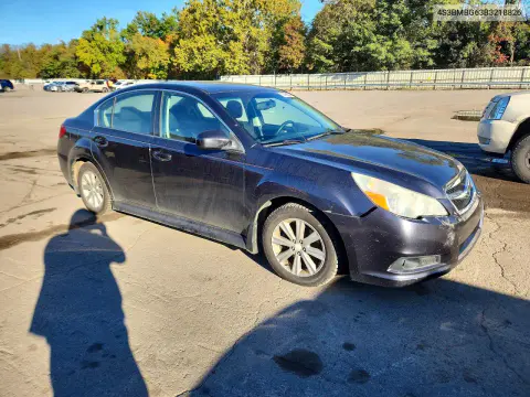 2011 Subaru Legacy 2.5I Premium VIN 4S3BMBG63B3218826 фото 4
