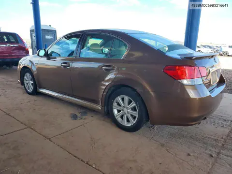 2011 Subaru Legacy 2.5I Premium VIN 4S3BMCC69B3216641 фото 2
