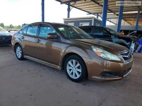 2011 Subaru Legacy 2.5I Premium VIN 4S3BMCC69B3216641 фото 4