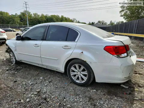 2012 Subaru Legacy 2.5I Premium VIN 4S3BMCC66C3022845 фото 2