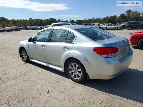 2012 Subaru Legacy 2.5I VIN 4S3BMBA62C3019681 фото 2