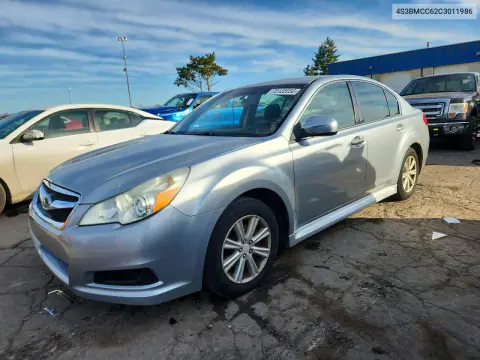 2012 Subaru Legacy 2.5I Premium VIN 4S3BMCC62C3011986 фото 1
