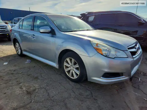 2012 Subaru Legacy 2.5I Premium VIN 4S3BMCC62C3011986 фото 4