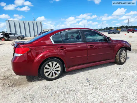 2012 Subaru Legacy 3.6R Limited VIN 4S3BMDL6XC2011181 фото 3