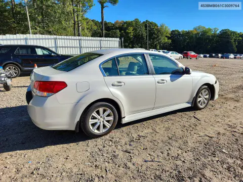 2012 Subaru Legacy 2.5I Premium VIN 4S3BMBG61C3009764 фото 3
