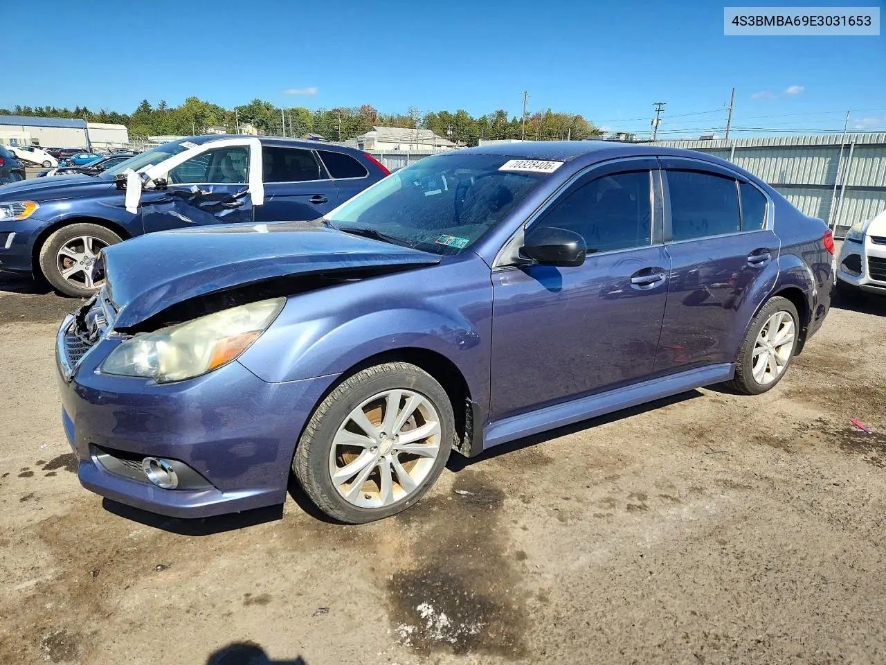 2014 Subaru Legacy 2.5I VIN 4S3BMBA69E3031653 фото 1