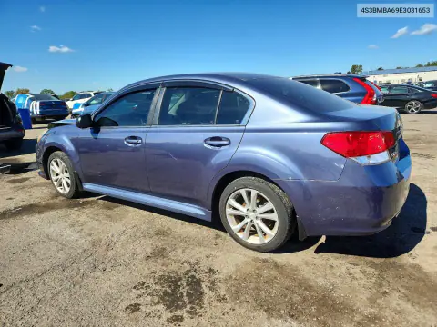 2014 Subaru Legacy 2.5I VIN 4S3BMBA69E3031653 фото 2