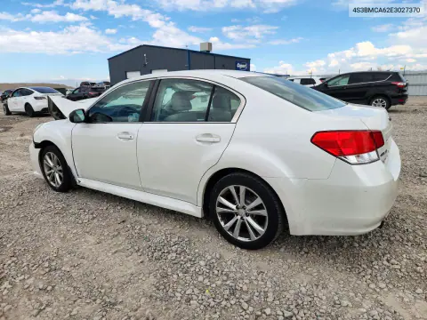 2014 Subaru Legacy 2.5I VIN 4S3BMCA62E3027370 фото 2