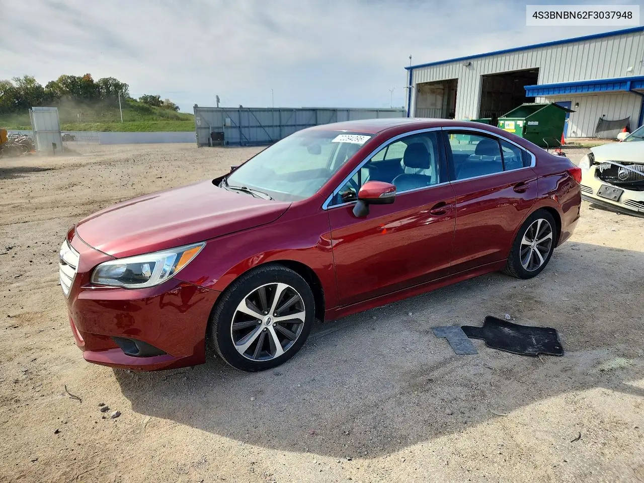 2015 Subaru Legacy 2.5I Limited VIN 4S3BNBN62F3037948 фото 1