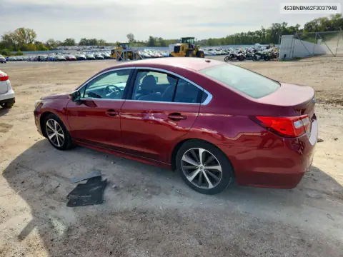 2015 Subaru Legacy 2.5I Limited VIN 4S3BNBN62F3037948 фото 2