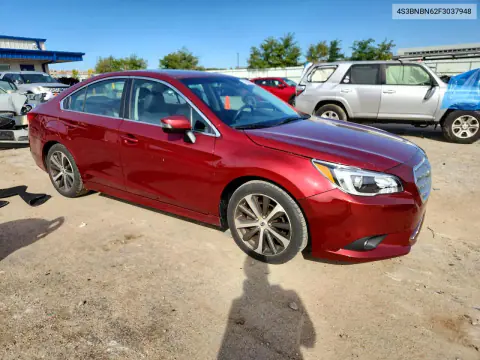 2015 Subaru Legacy 2.5I Limited VIN 4S3BNBN62F3037948 фото 4