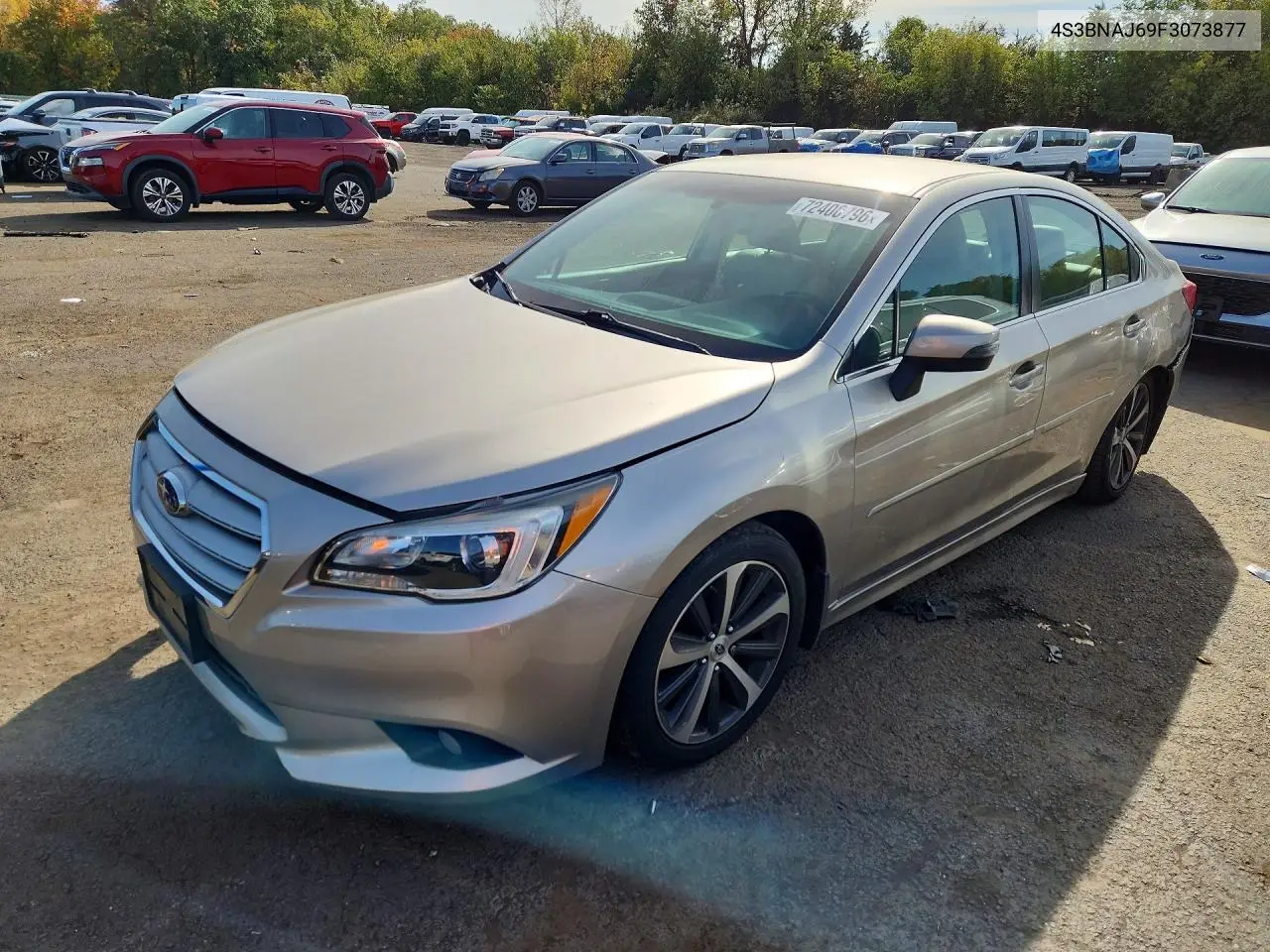 2015 Subaru Legacy 2.5I Limited VIN 4S3BNAJ69F3073877 фото 1