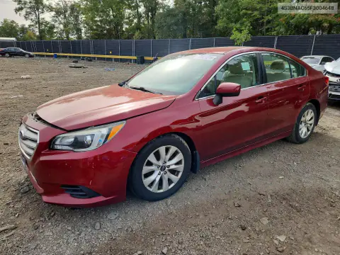 2015 Subaru Legacy 2.5I Premium VIN 4S3BNAC65F3004648 фото 1