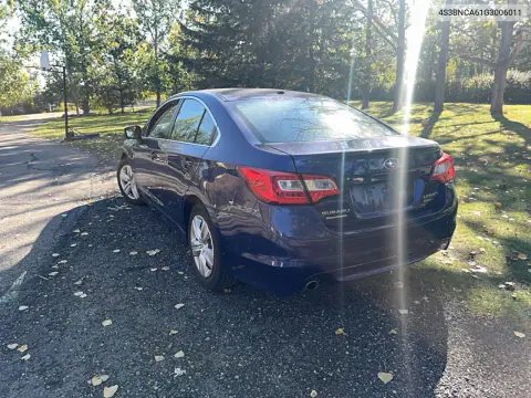 2016 Subaru Legacy 2.5I VIN 4S3BNCA61G3006011 фото 3