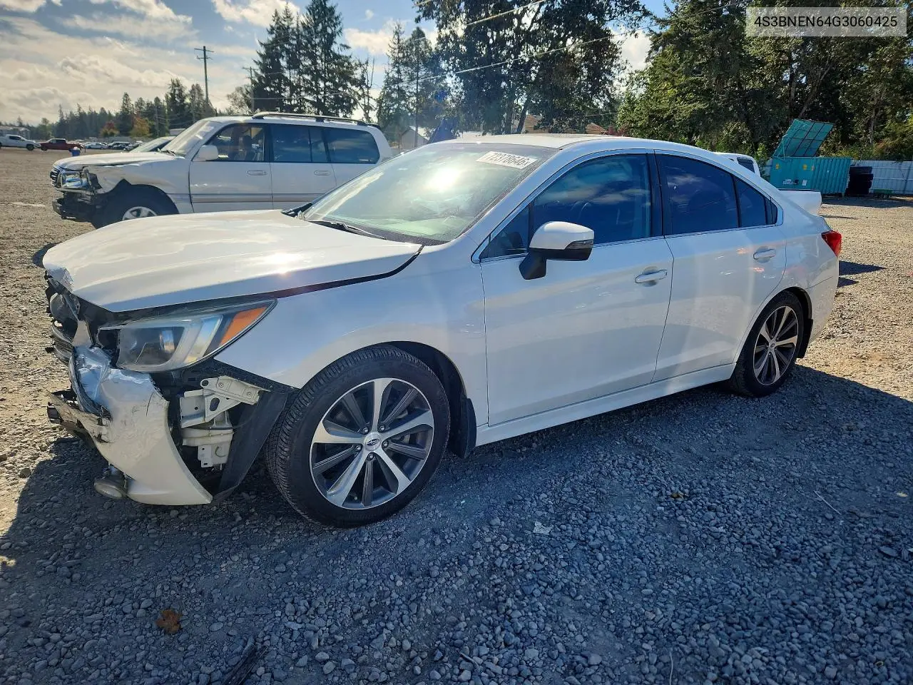 2016 Subaru Legacy 3.6R Limited VIN 4S3BNEN64G3060425 фото 1