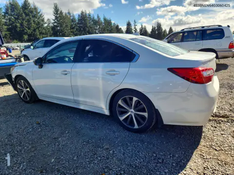 2016 Subaru Legacy 3.6R Limited VIN 4S3BNEN64G3060425 фото 2