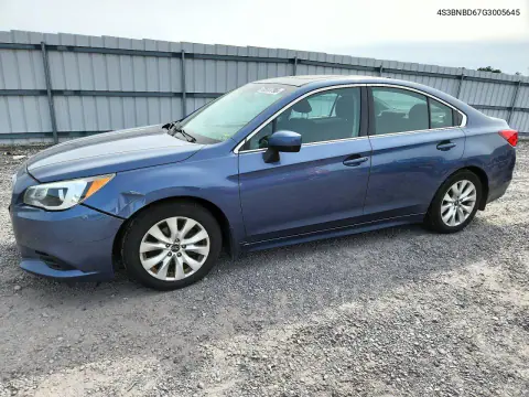 2016 Subaru Legacy VIN 4S3BNBD67G3005645 фото 1