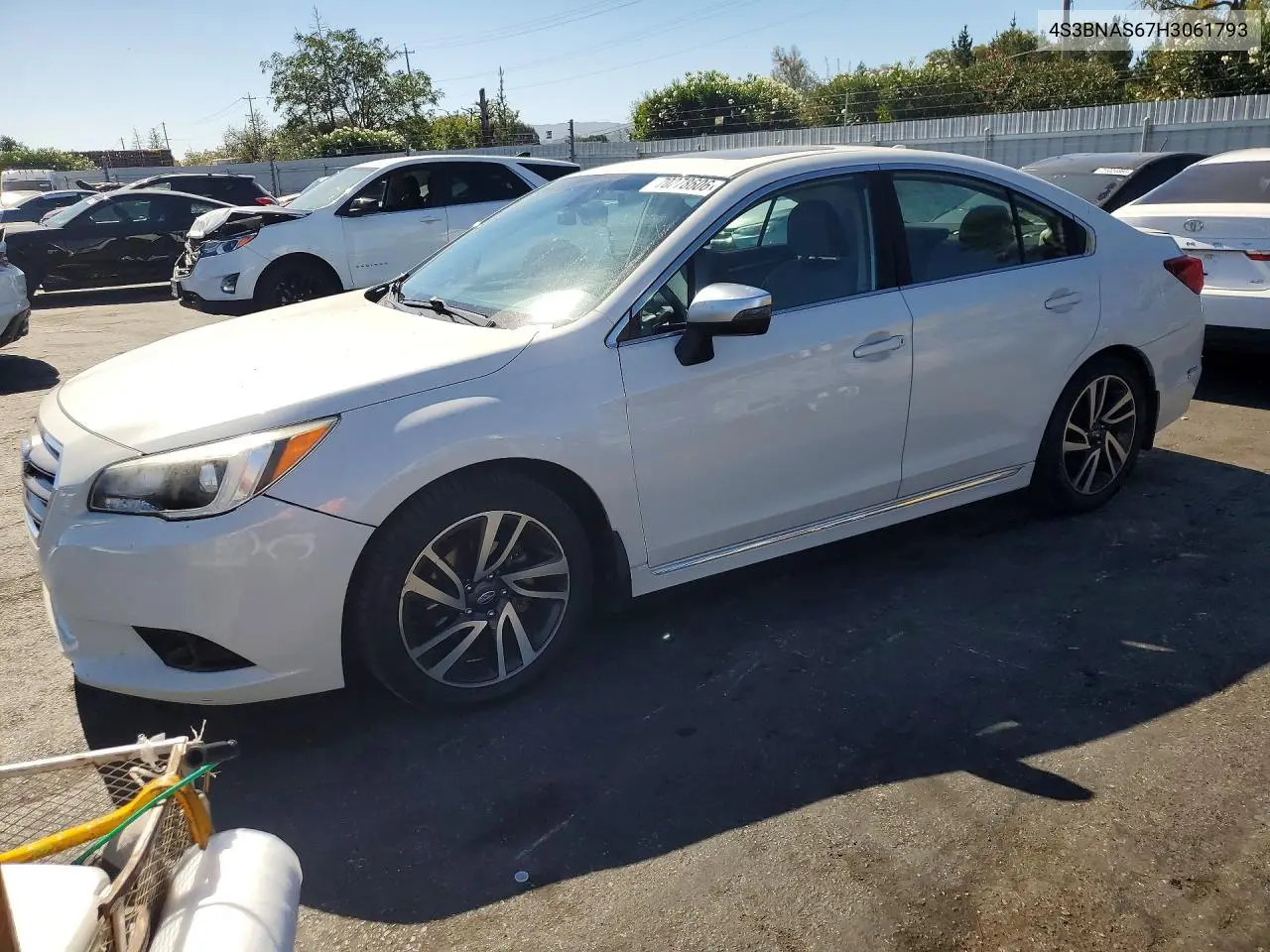 2017 Subaru Legacy Sport VIN 4S3BNAS67H3061793 фото 1