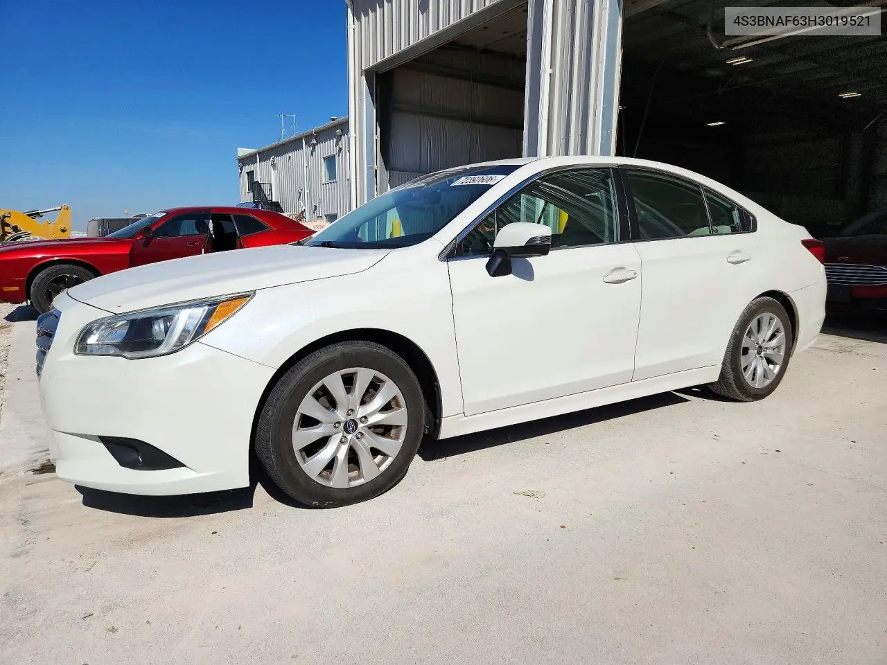 2017 Subaru Legacy 2.5I Premium VIN 4S3BNAF63H3019521 фото 1