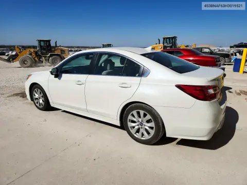 2017 Subaru Legacy 2.5I Premium VIN 4S3BNAF63H3019521 фото 2