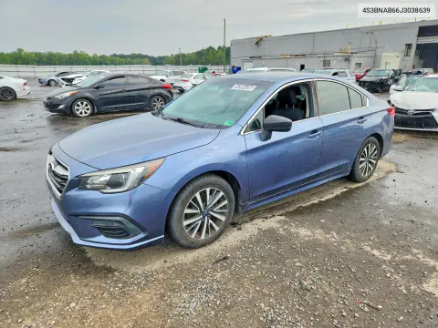 4S3BNAB66J3038639 — 2018 Subaru Legacy, Задняя часть, фото до ремонта