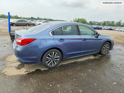 2018 Subaru Legacy 2.5I VIN 4S3BNAB66J3038639 фото 3
