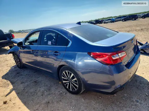 2018 Subaru Legacy 2.5I Premium VIN 4S3BNAF69J3003510 фото 2