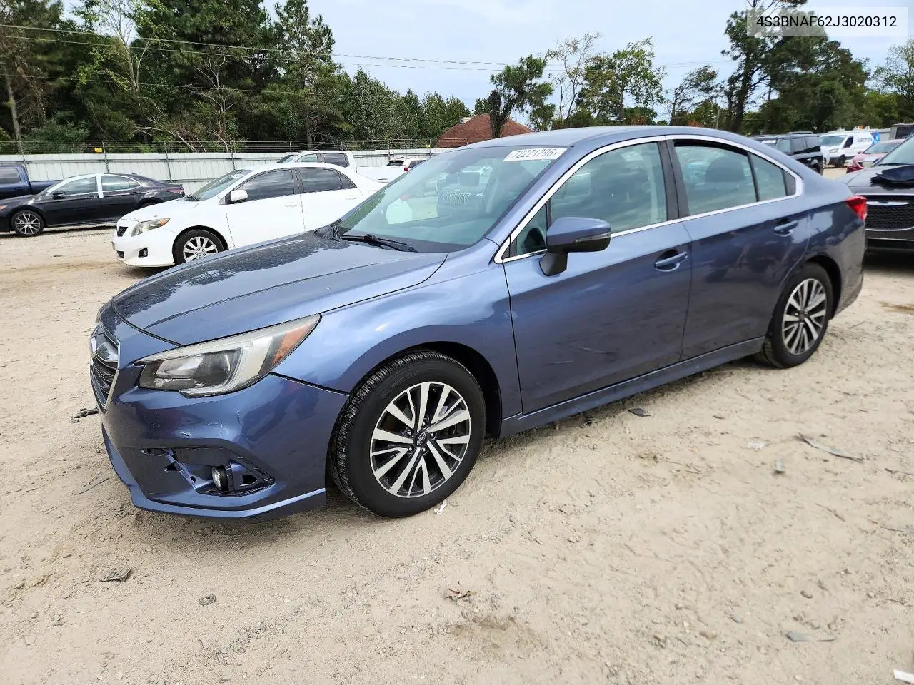 2018 Subaru Legacy 2.5I Premium VIN 4S3BNAF62J3020312 фото 1