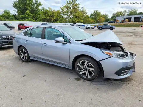 2022 Subaru Legacy Limited VIN 4S3BWAN61N3006468 фото 4