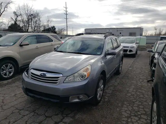 4S4BRCGC1B3318707 — 2011 Subaru Outback 2.5I Premium, Передняя часть (Front End), фото до ремонта
