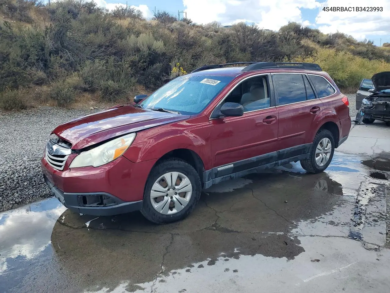 2011 Subaru Outback 2.5I VIN 4S4BRBAC1B3423993 фото 1