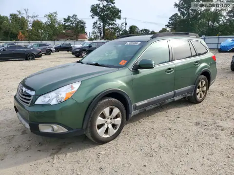 4S4BRBLC8B3371730 — 2011 Subaru Outback, Подтопление, фото до ремонта