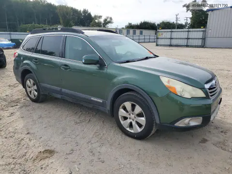 2011 Subaru Outback 2.5I Limited VIN 4S4BRBLC8B3371730 фото 4