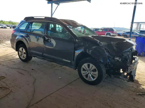 2011 Subaru Outback 2.5I VIN 4S4BRCAC1B3425846 фото 4