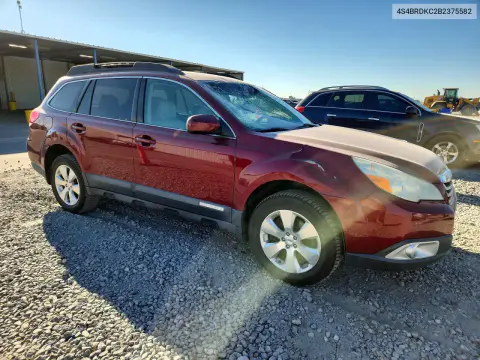 2011 Subaru Outback 3.6R Limited VIN 4S4BRDKC2B2375582 фото 4