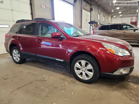 2011 Subaru Outback 2.5I Limited VIN 4S4BRCKC1B3393737 фото 4