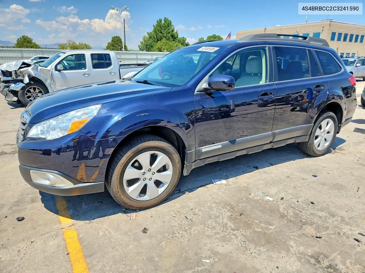 4S4BRBCC2C3241590 Subaru Outback 2012 — повреждение Передняя часть, фото до ремонта