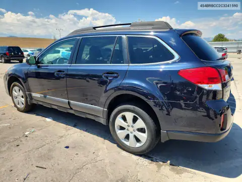 4S4BRBCC2C3241590 — 2012 Subaru Outback, фото 2 с аукциона Copart 19.10.2026, Передняя часть