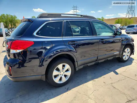 4S4BRBCC2C3241590 — 2012 Subaru Outback, фото 3 с аукциона Copart 19.10.2026, Передняя часть