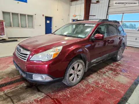 2012 Subaru Outback 2.5I Premium VIN 4S4BRBBC9C3283384 фото 1