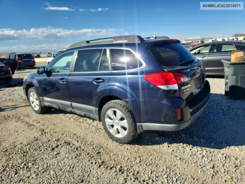 2012 Subaru Outback 2.5I Limited VIN 4S4BRCJCXC3210371 фото 2