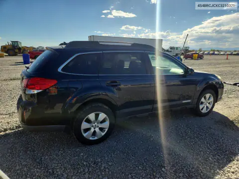 2012 Subaru Outback 2.5I Limited VIN 4S4BRCJCXC3210371 фото 3