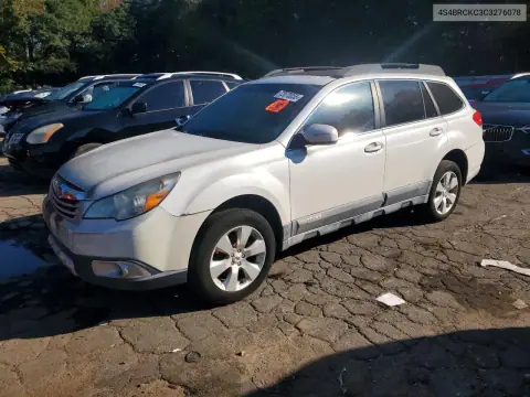 4S4BRCKC3C3276078 — 2012 Subaru Outback, Передняя часть, фото до ремонта